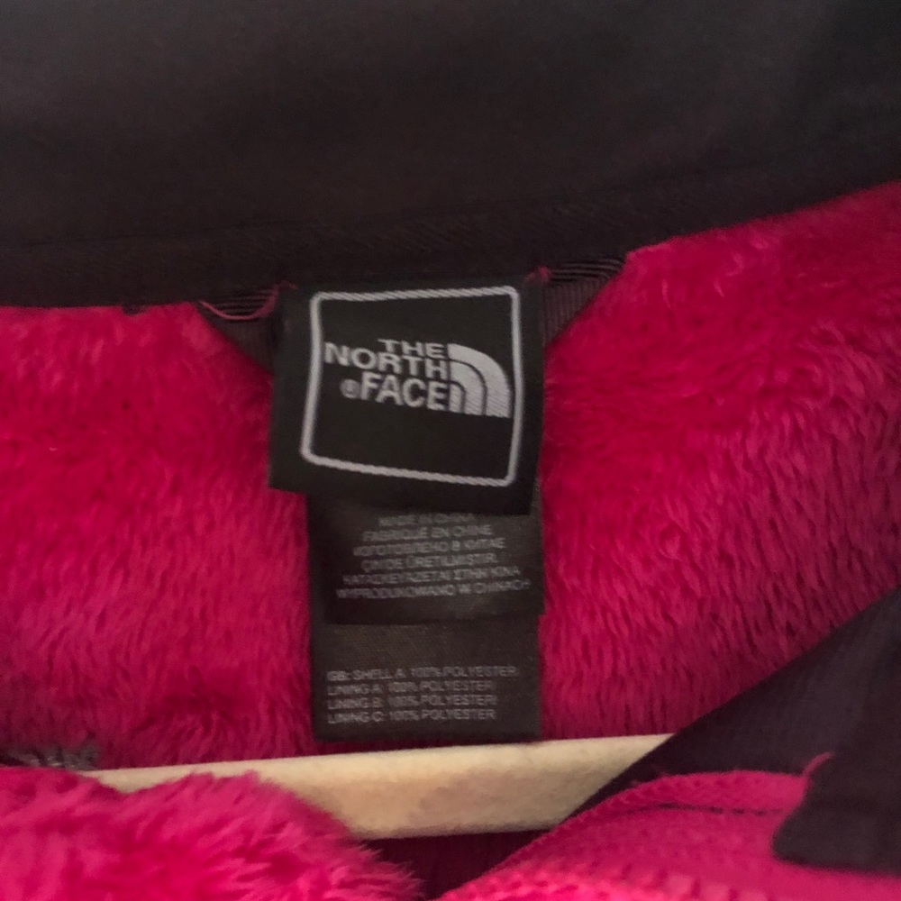 Pink north face fleece